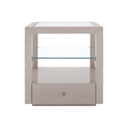 Williams Grey Oak Side Table From Dear Keaton