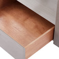 Williams Grey Oak Side Table Open View