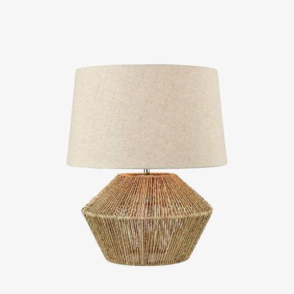 Woven Jute Rope Table Lamp