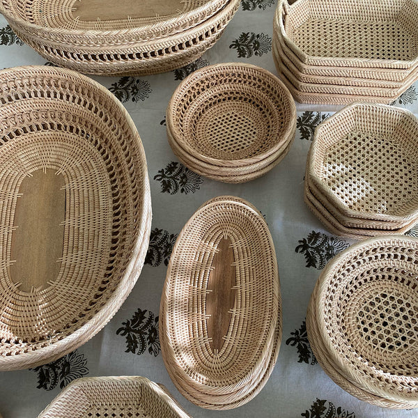 Woven Reed Baskets from Cambodia