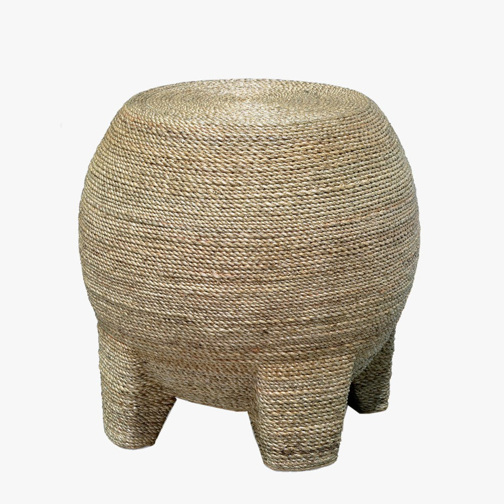 Wrapped Rope Bulb Stool