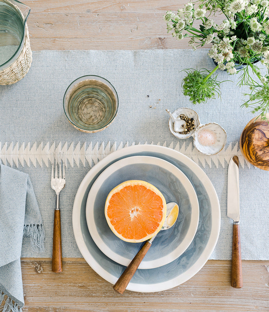 Petite Duck Clam Stoneware Spoon From Dear Keaton