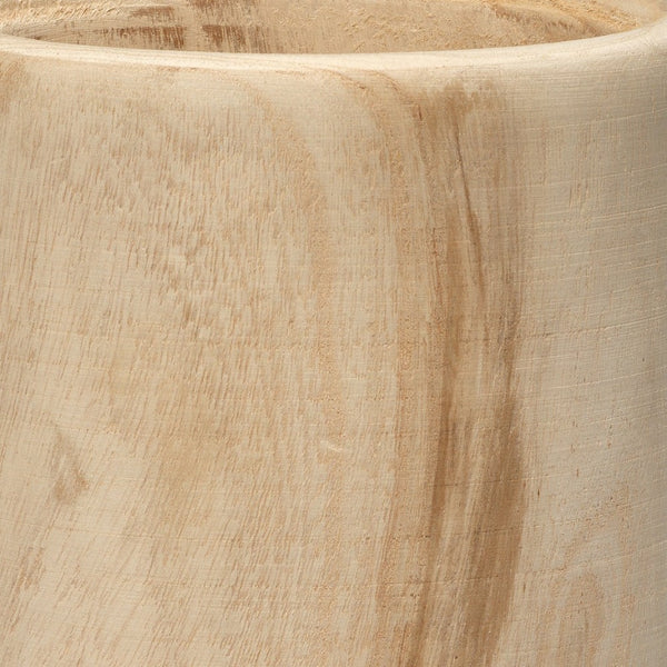 Yuma Wooden Vase Close Up