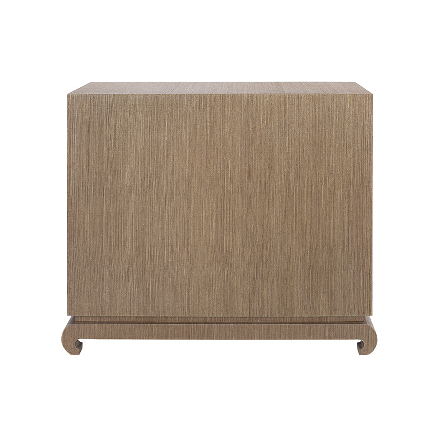 Zen Brown Grasscloth Chest Back