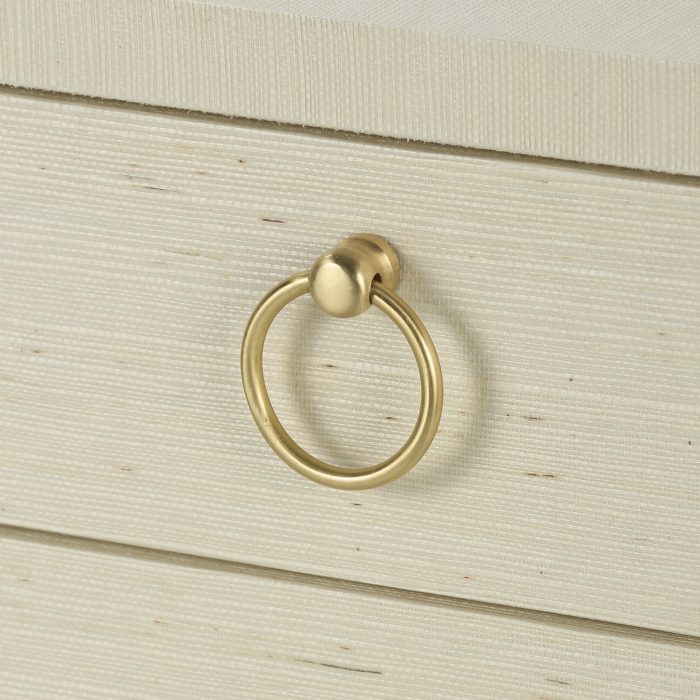 Zen Natural Grasscloth Dresser Pull