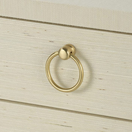 Zen Natural Grasscloth Dresser Pull