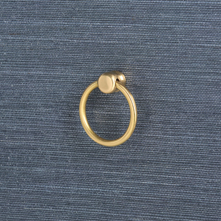 Zen Navy Grasscloth Dresser Hardware