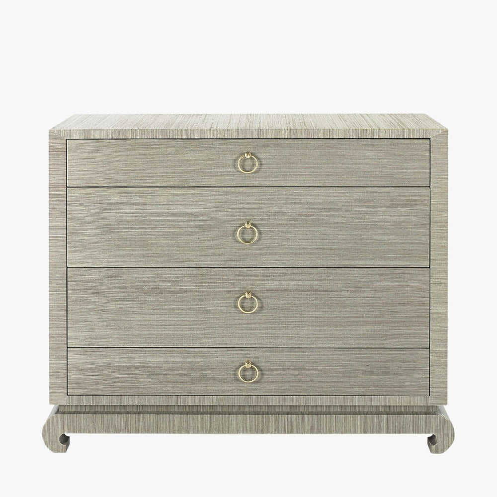 Zen Sage Grasscloth Chest