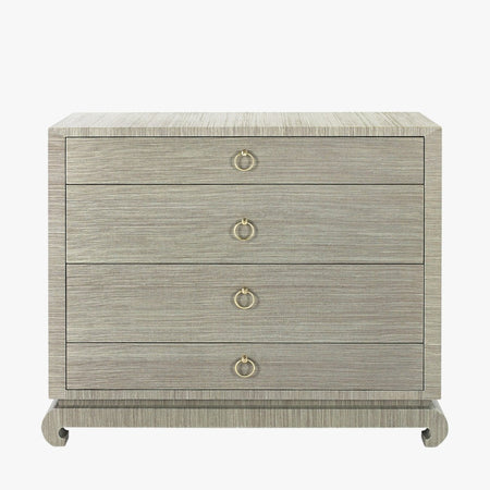 Zen Sage Grasscloth Chest