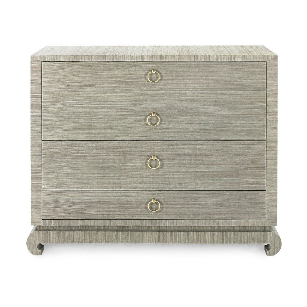 Zen Sage Grasscloth Chest