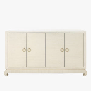 Zen Natural Grasscloth Cabinet