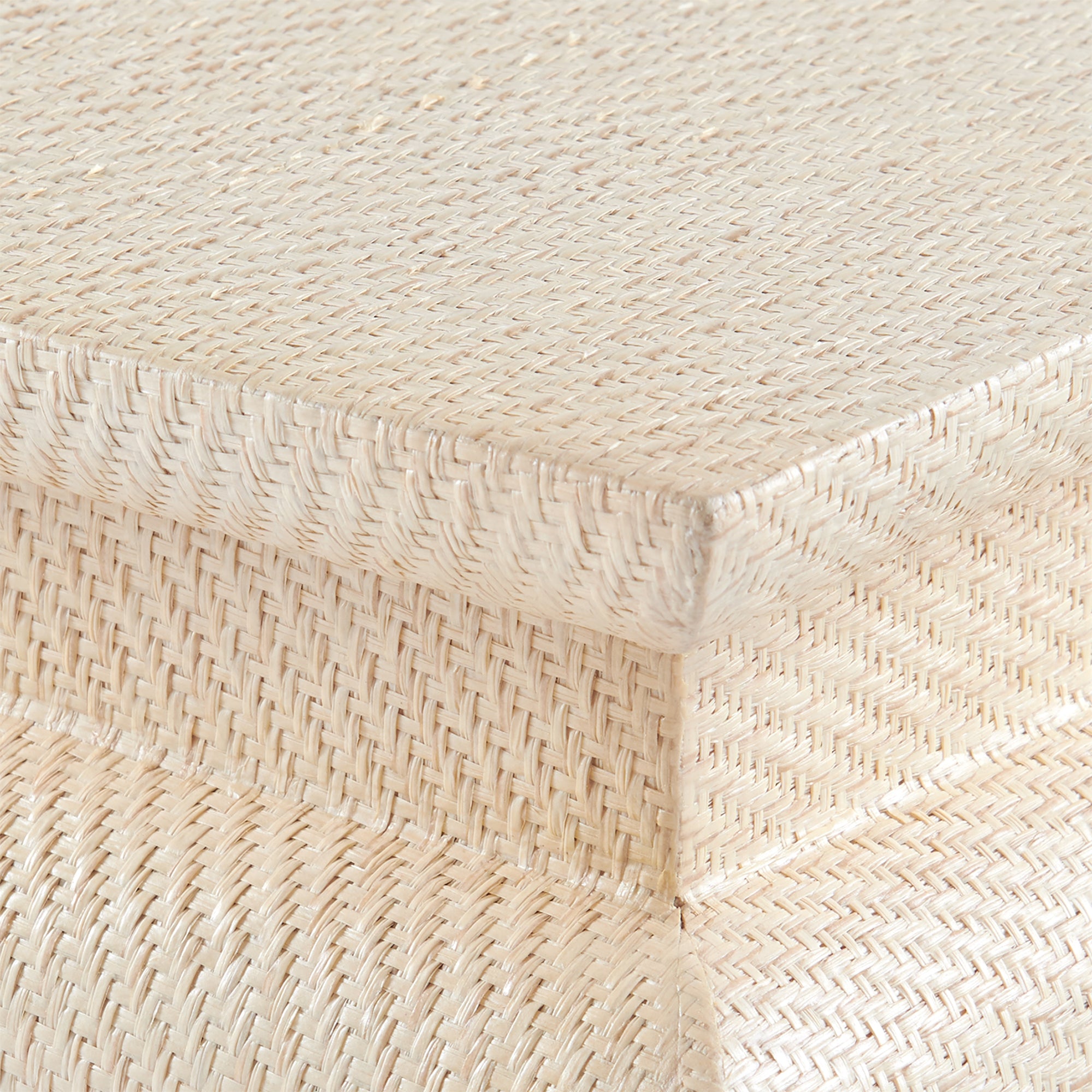 Zuri Grasscloth Console Close Up