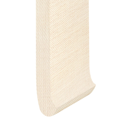 Zuri Grasscloth Console Leg Detail