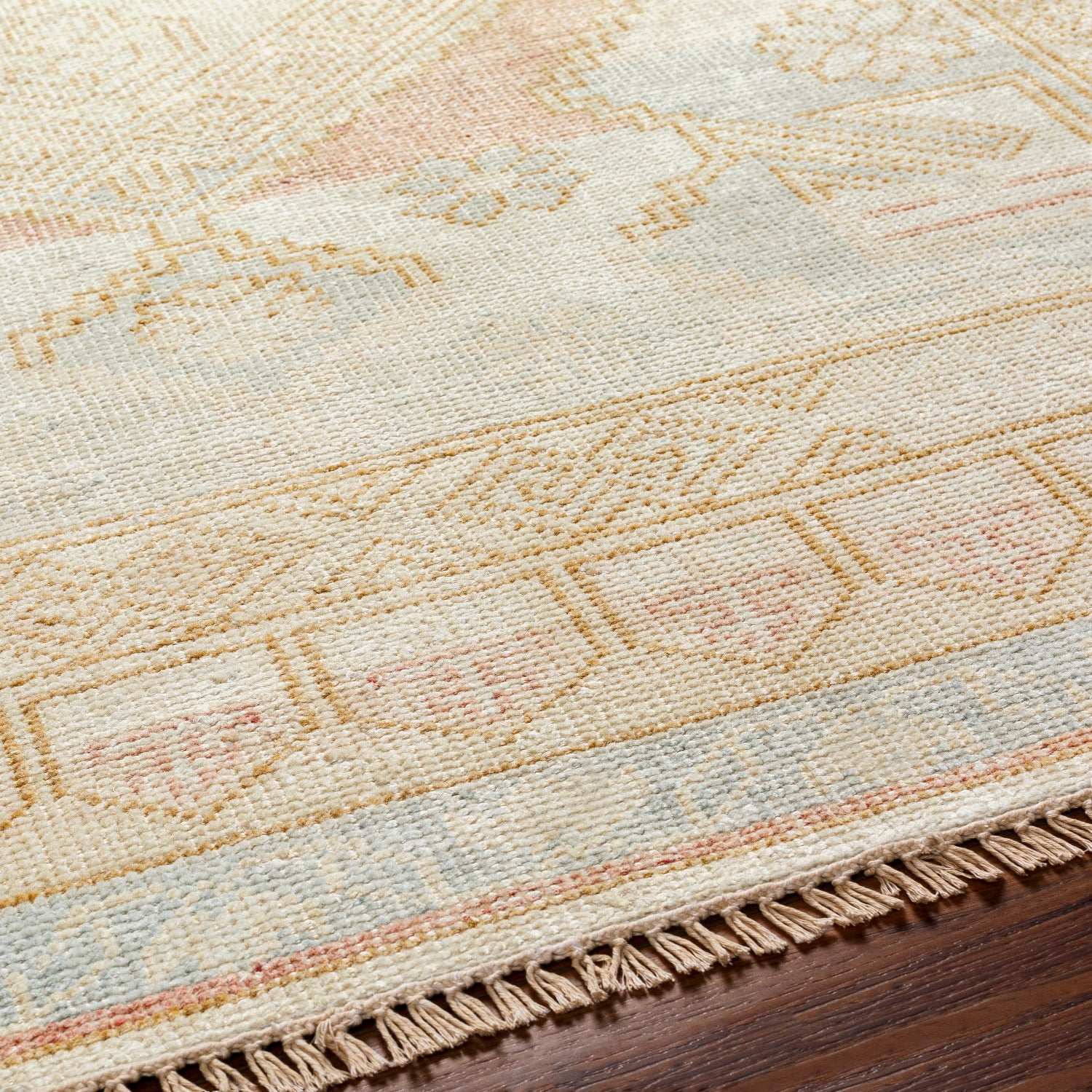 Saltillo Tile Rug Saltillo Rug - Hand Knotted Wool Rugs - Dear Keaton