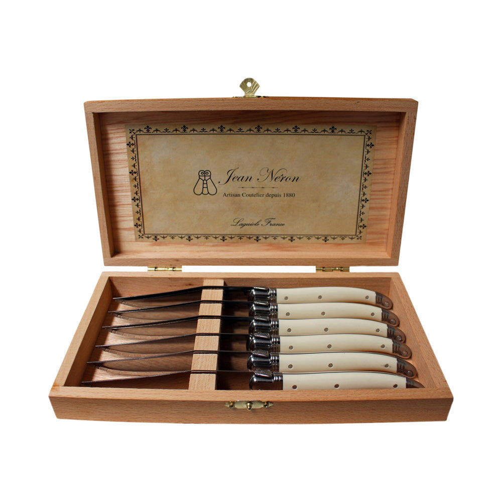 Boxed Laguiole Ivory Knife Set From Dear Keaton
