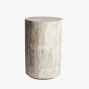 Driftwood Drum Table