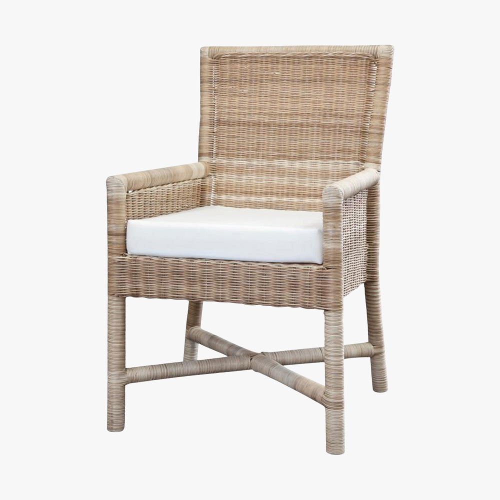 Pair of Eastham Wicker Chairs by Dear Keaton