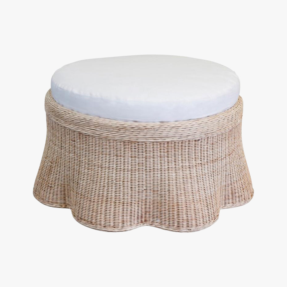 Harbour Island Round Ottoman by Dear Keaton