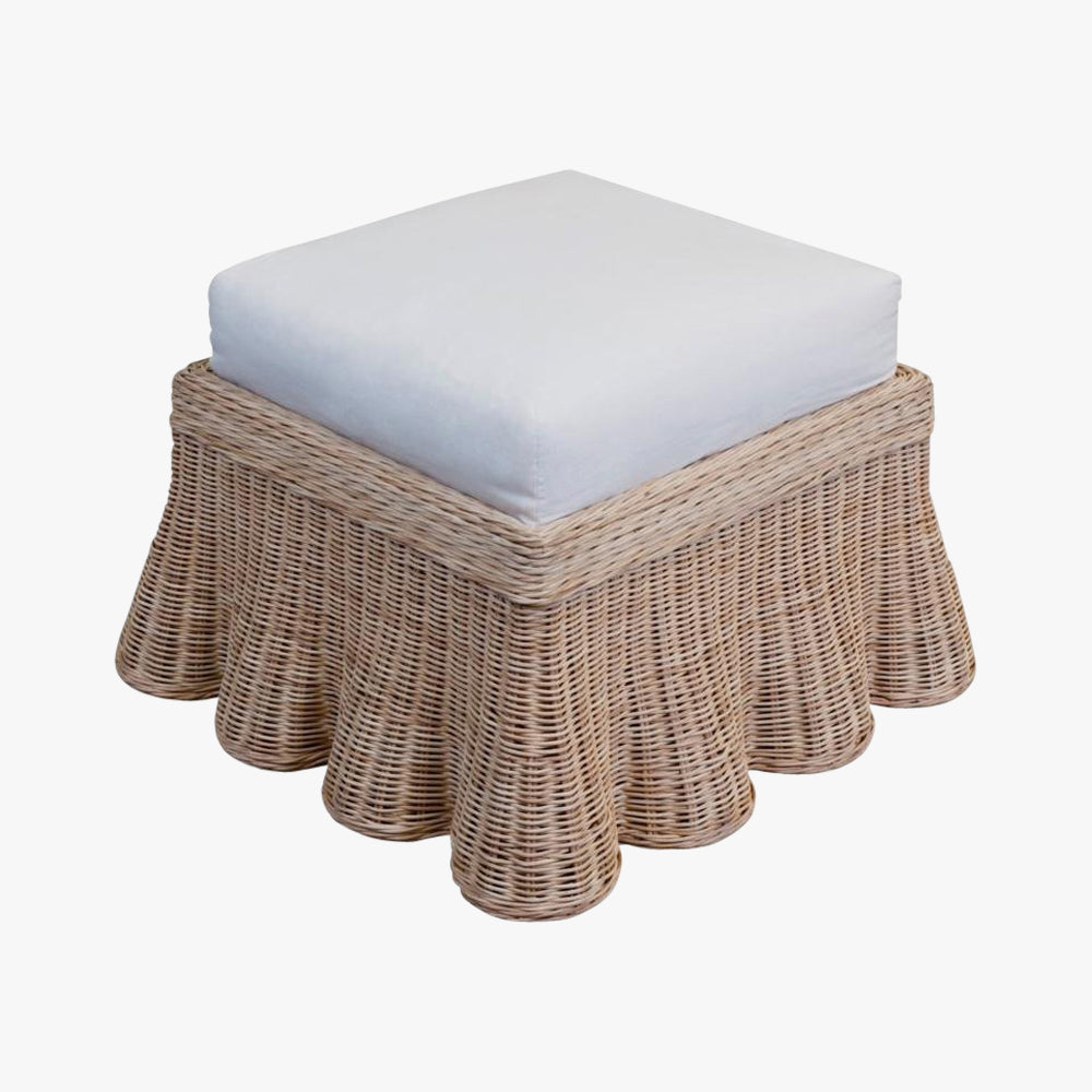 Harbour Island Square Ottoman by Dear Keaton