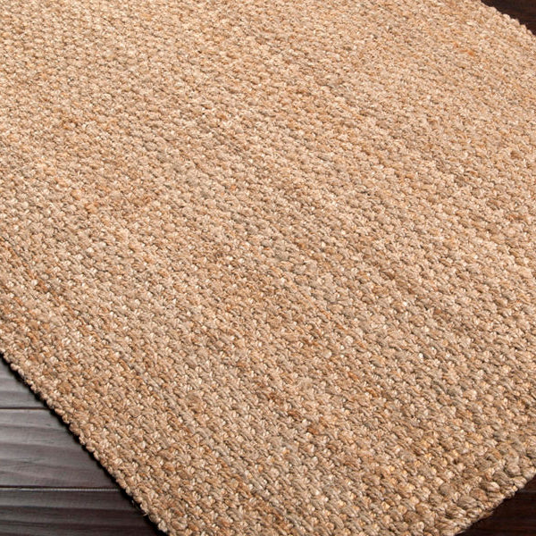 Chunky Weave Natural Jute Rug Closeup