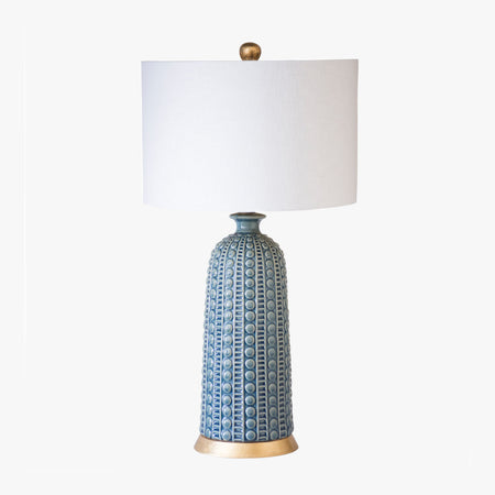 Blue Ceramic Table Lamp